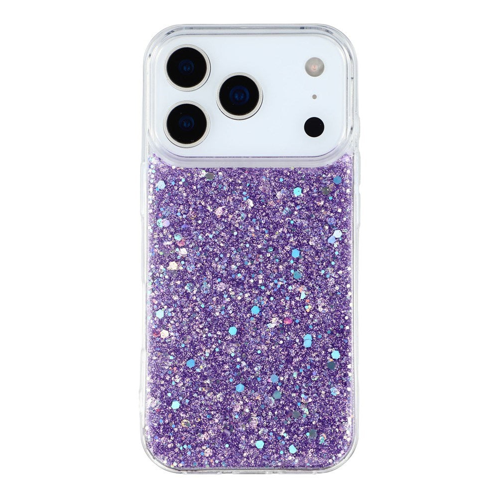 EIDERWOOD iPhone 17 Pro Glitter Mobil Cover - Lilla