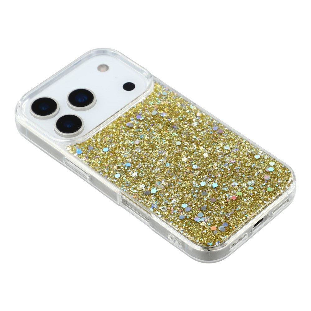 EIDERWOOD iPhone 17 Pro Glitter Mobil Cover - Guld