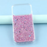 EIDERWOOD iPhone 17 Pro Max Glitter Mobil Cover - Lyserød