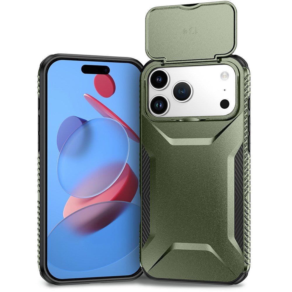 iPhone 18 Pro Max / 17 Pro Max EIDERWOOD Hybrid Plast Bagside Cover m. Cam Slider - Grøn