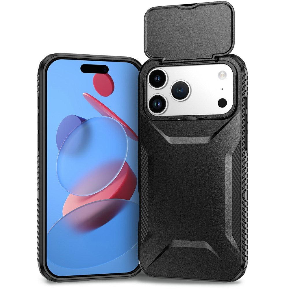 iPhone 18 Pro Max / 17 Pro Max EIDERWOOD Hybrid Plast Bagside Cover m. Cam Slider - Sort