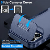 iPhone 18 Pro Max / 17 Pro Max EIDERWOOD Hybrid Plast Bagside Cover m. Cam Slider - Blå