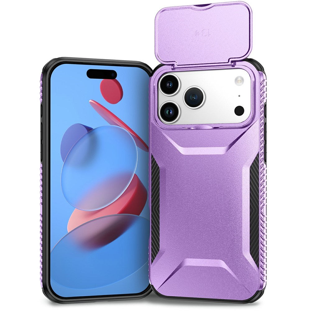 iPhone 18 Pro Max / 17 Pro Max EIDERWOOD Hybrid Plast Bagside Cover m. Cam Slider - Lilla