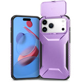 iPhone 18 Pro Max / 17 Pro Max EIDERWOOD Hybrid Plast Bagside Cover m. Cam Slider - Lilla