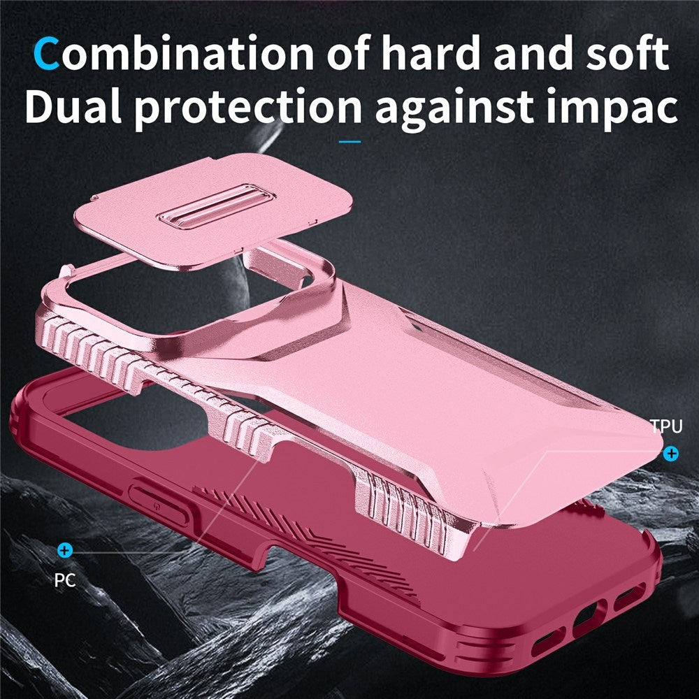 iPhone 18 Pro / 17 Pro EIDERWOOD Hybrid Plast Bagside Cover m. Cam Slider - Rød