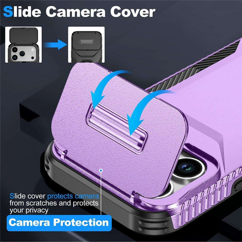 iPhone 18 Pro / 17 Pro EIDERWOOD Hybrid Plast Bagside Cover m. Cam Slider - Lilla