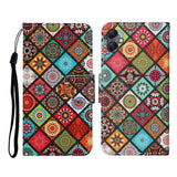 EIDERWOOD Samsung Galaxy A07 Imiteret Læder Flip Cover m. Pung & Rem - Mønster