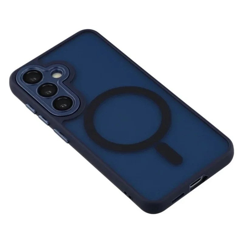 Hybrid Plastik Cover - Samsung Galaxy S25 FE - MagSafe Kompatibel - Blå