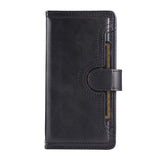 iPhone 18 Pro / 17 Pro EIDERWOOD Kunstlæder Flip Cover m. Dobbelt Kortholder - Sort