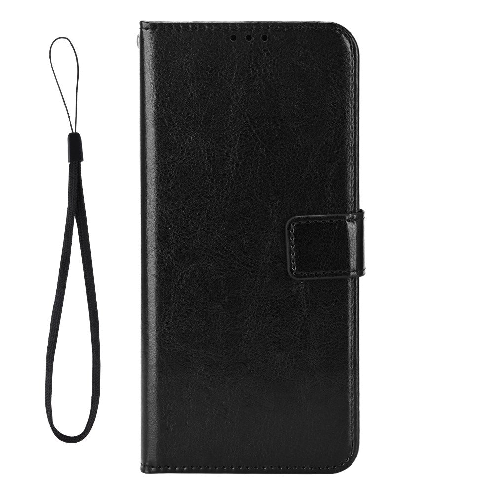 Samsung Galaxy A07 - EIDERWOOD Kunstlæder Flip Cover m. Strop - Sort