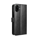 Samsung Galaxy A07 - EIDERWOOD Kunstlæder Flip Cover m. Strop - Sort