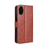 Samsung Galaxy A07 - EIDERWOOD Kunstlæder Flip Cover m. Strop - Brun