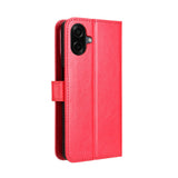 Samsung Galaxy A07 - EIDERWOOD Kunstlæder Flip Cover m. Strop - Rød