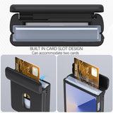 Samsung Galaxy Z Flip7 FE / Flip6 - EIDERWOOD Hårdt Plastik Cover m. Kortlomme - Sort