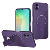 Samsung Galaxy A07 EIDERWOOD Hybrid Mobil Cover m. Kickstand - MagSafe Kompatibel - Lilla