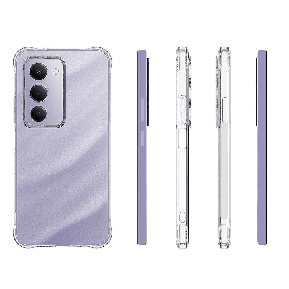 Xiaomi Redmi 15 (5G) EIDERWOOD Fleksibelt Plast Bagside Cover m. Stødabsorberende Hjørner - Gennemsigtig