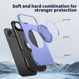 EIDERWOOD iPhone Air Mobil Cover - Roterende Kickstand - MagSafe Kompatibel - Lilla