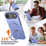 EIDERWOOD iPhone Air Mobil Cover - Roterende Kickstand - MagSafe Kompatibel - Lilla