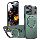 EIDERWOOD iPhone 17 Pro Mobil Cover - Roterende Kickstand - Grøn