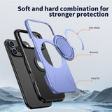 EIDERWOOD iPhone 17 Pro Max Mobil Cover - Roterende Kickstand - Lilla