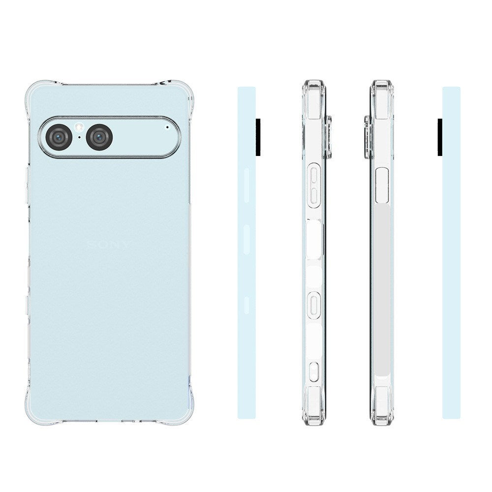 EIDERWOOD Sony Xperia 10 VII Plastik Mobil Cover m. Stødabsorberende Hjørner - Gennemsigtig