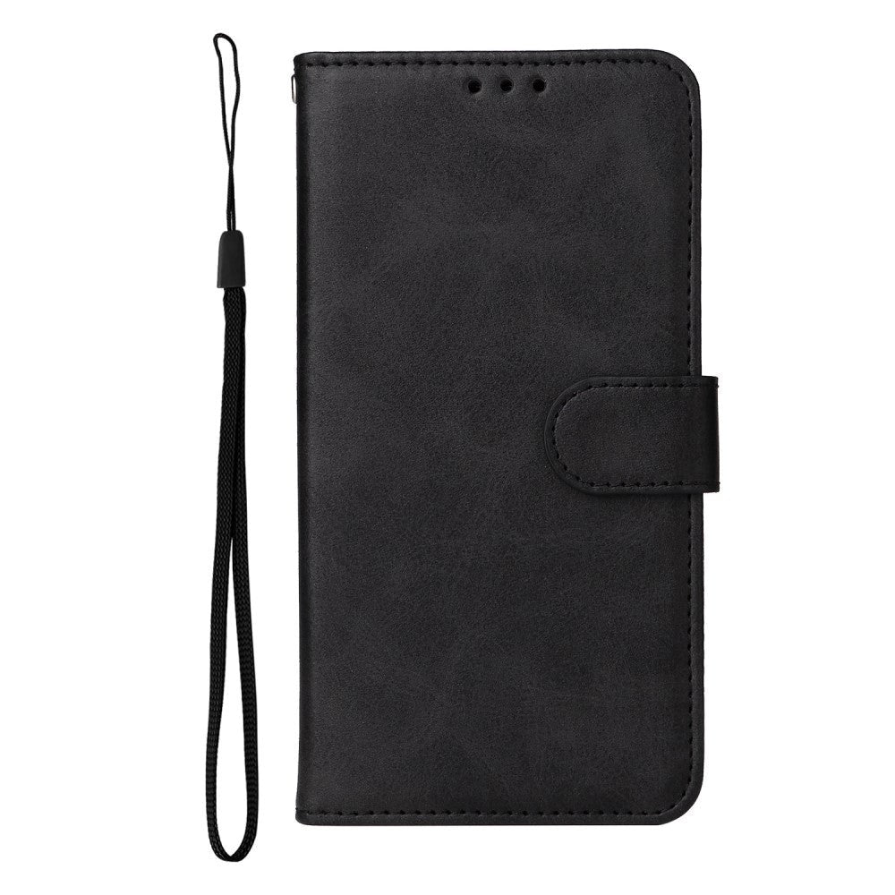 Samsung Galaxy S23 Læder Flip Cover m. Pung - Sort