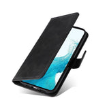 Samsung Galaxy S23 Læder Flip Cover m. Pung - Sort