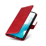 Samsung Galaxy S23 Læder Flip Cover m. Pung - Rød