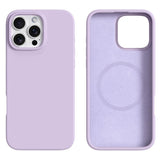 iPhone 16 Pro Max - 2-i-1 Silikone & Hård Plast Bagside Cover - MagSafe Kompatibel - Lilla