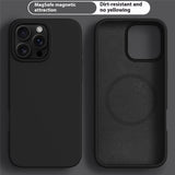 iPhone 16 Pro Max - 2-i-1 Silikone & Hård Plast Bagside Cover - MagSafe Kompatibel - Sort