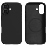iPhone 17 2-i-1 Silikone & Hård Plast Mobil Cover – MagSafe Kompatibelt – Sort