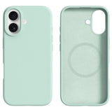 iPhone 17 2-i-1 Silikone & Hård Plast Mobil Cover – MagSafe Kompatibelt – Lysegrøn