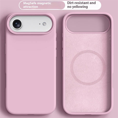 iPhone Air 2-i-1 Silikone & Hård Plast Mobil Cover – MagSafe Kompatibelt – Pink