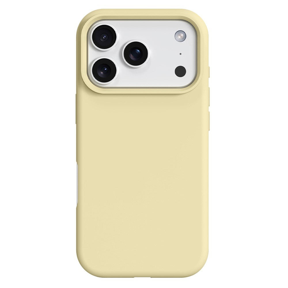 iPhone 17 Pro Max 2-i-1 Silikone & Hård Plast Mobil Cover – MagSafe Kompatibelt – Gul