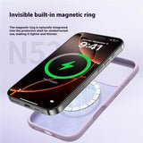 iPhone 17 Pro 2-i-1 Silikone & Hård Plast Mobil Cover – MagSafe Kompatibelt – Lyslilla