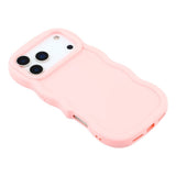 iPhone 17 Pro - EIDERWOOD Fleksibelt Plastik Wavy Bagside Cover - Lyserød