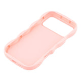 iPhone 17 Pro - EIDERWOOD Fleksibelt Plastik Wavy Bagside Cover - Lyserød