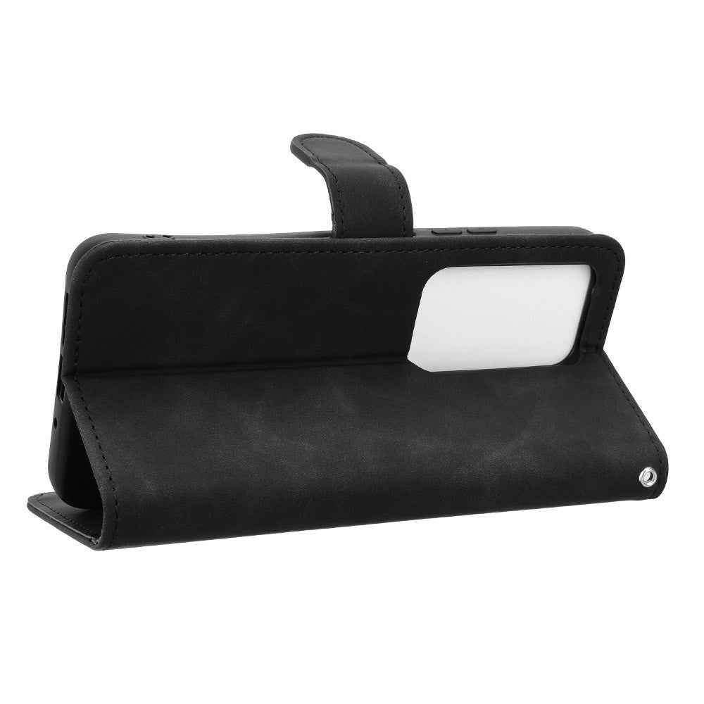 Xiaomi Redmi 15 (5G) EIDERWOOD Kunstlæder Flip Cover m. Indbygget Kortholder - Sort