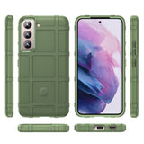 Samsung Galaxy S23+ (Plus) Rugged Shield Series Håndværker Bagside Cover - Grøn