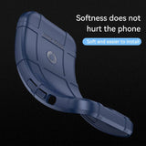 Samsung Galaxy S23 Ultra Rugged Shield Series Håndværker Bagside Cover - Blå