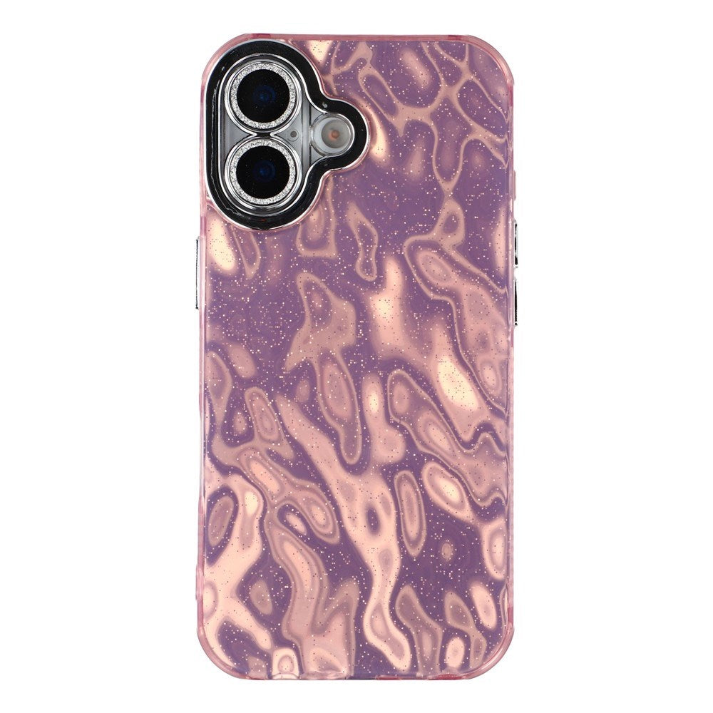 iPhone 17 - EIDERWOOD Hybrid Cover m. Kameralinsebeskyttelse - Rynket Mønster / Lyserød