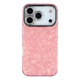 iPhone 17 Pro - EIDERWOOD Hybrid Cover m. Kameralinsebeskyttelse - Perlemorsmønster / Lyserød