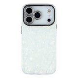 iPhone 17 Pro - EIDERWOOD Hybrid Cover m. Kameralinsebeskyttelse - Perlemorsmønster / Hvid