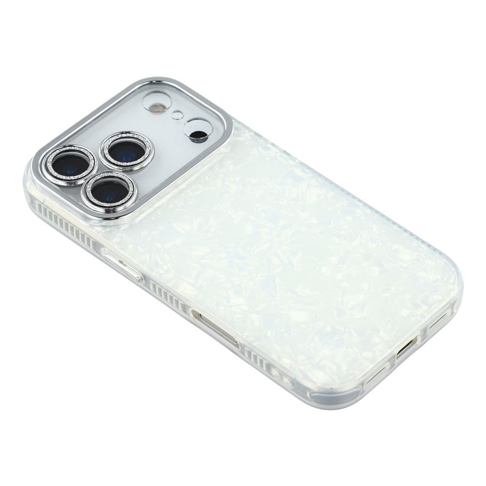 iPhone 17 Pro - EIDERWOOD Hybrid Cover m. Kameralinsebeskyttelse - Perlemorsmønster / Hvid
