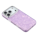 iPhone 17 Pro - EIDERWOOD Hybrid Cover m. Kameralinsebeskyttelse - Perlemorsmønster / Lilla