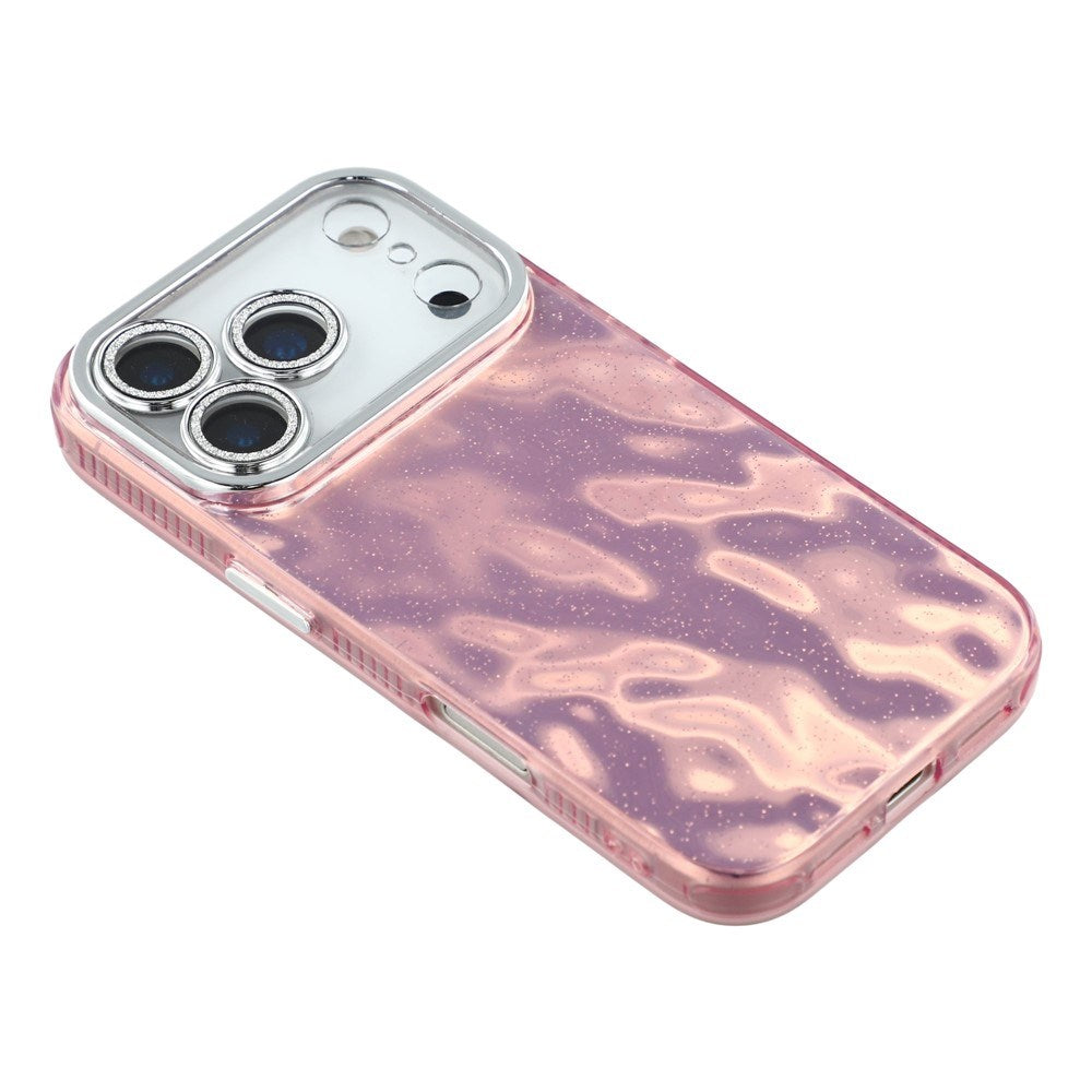 iPhone 17 Pro - EIDERWOOD Hybrid Cover m. Kameralinsebeskyttelse - Rynket Mønster / Lyserød