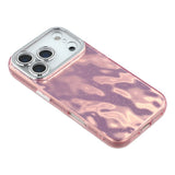iPhone 17 Pro - EIDERWOOD Hybrid Cover m. Kameralinsebeskyttelse - Rynket Mønster / Lyserød