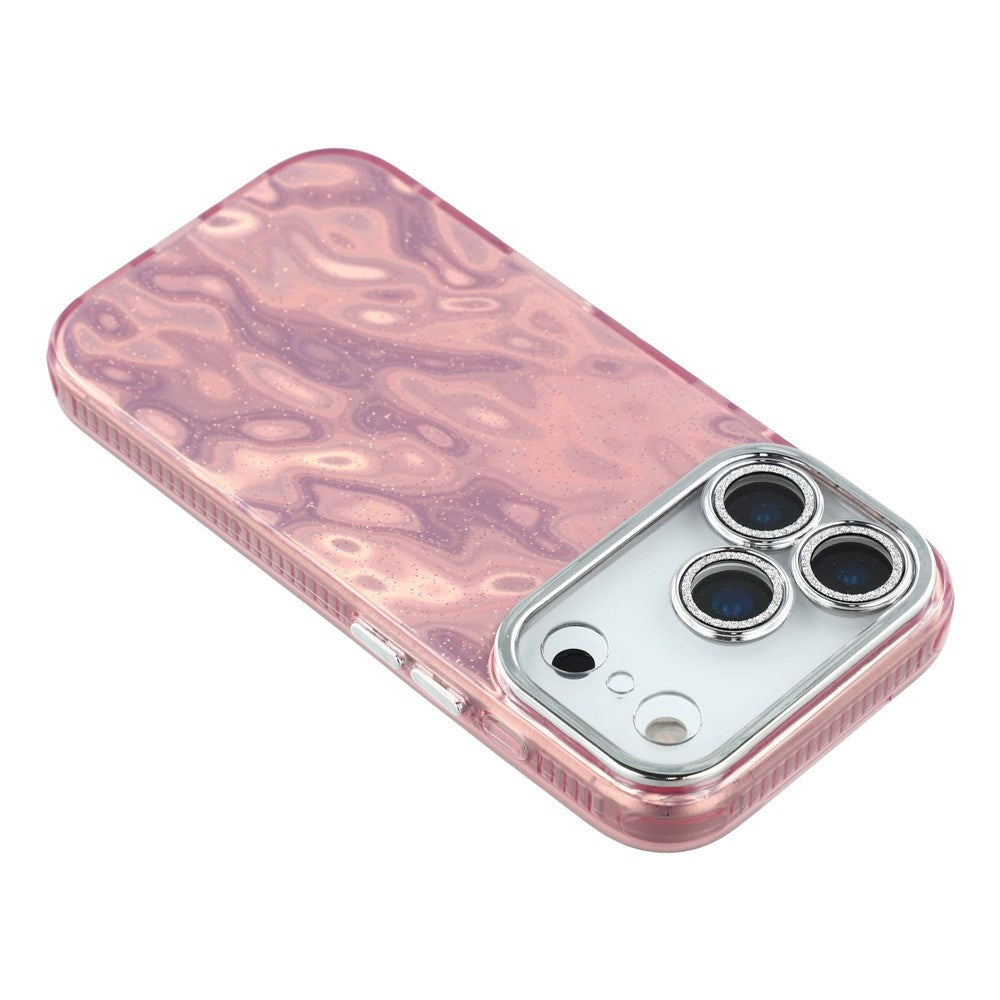 iPhone 17 Pro - EIDERWOOD Hybrid Cover m. Kameralinsebeskyttelse - Rynket Mønster / Lyserød