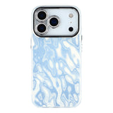 iPhone 17 Pro - EIDERWOOD Hybrid Cover m. Kameralinsebeskyttelse - Rynket Mønster / Sølv