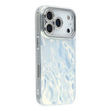 iPhone 17 Pro - EIDERWOOD Hybrid Cover m. Kameralinsebeskyttelse - Rynket Mønster / Sølv